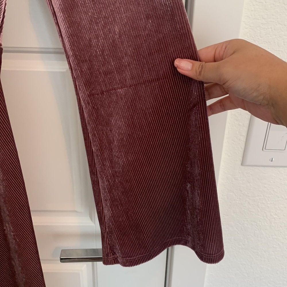 Express Velvet Long Sleeve Dress - Picture 3 of 5